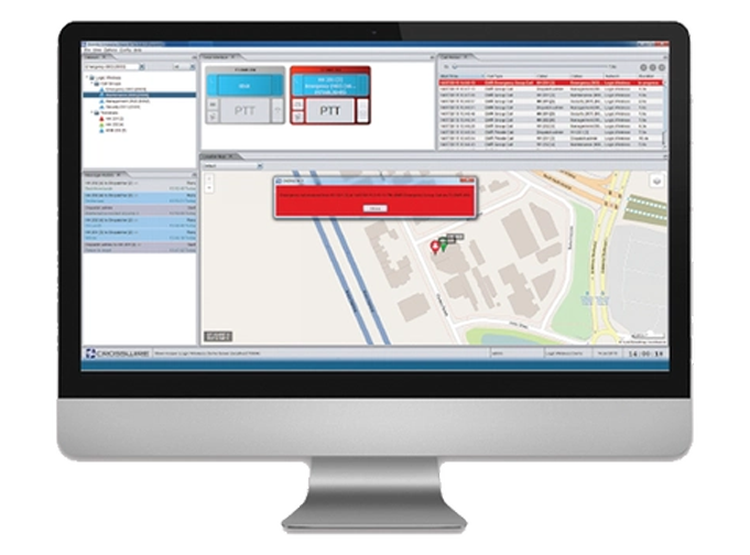 Crosswire dispatch console screenshot